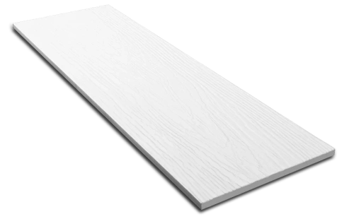 Сайдинг фиброцементный DECOVER 3600x190x8 мм, Snow