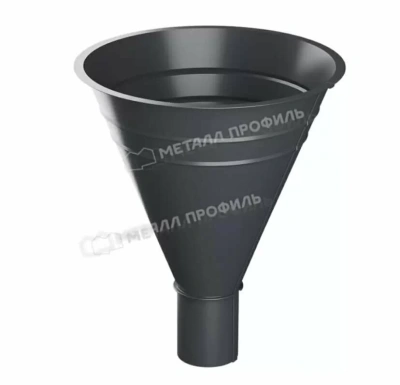 Воронка водосборная Металл Профиль Foramina D=100/300 PL-double RAL 7024