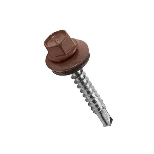 Саморез МЕТАЛЛ ПРОФИЛЬ ROOFRetail 4,8х70 RAL 8017