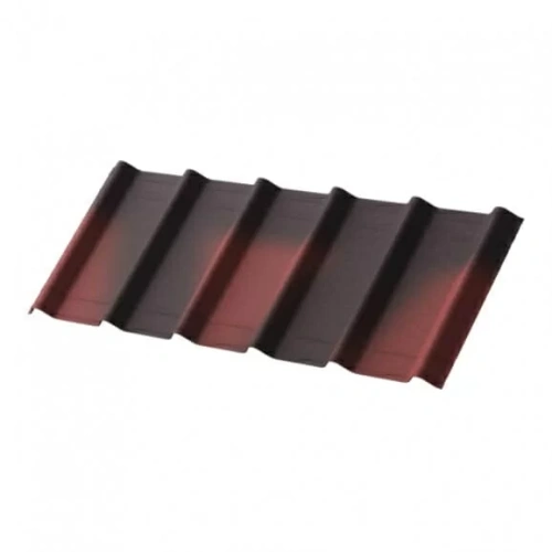 Черепица кровельная битумная Ондулин Ондувилла, 1070х400 мм, Красный бархат
