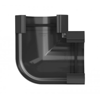 Угол желоба ТЕХНОНИКОЛЬ МАКСИ 152/100, 90°, антрацит