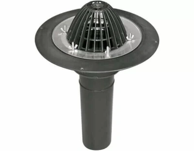 Воронка кровельная удлиненная WIGAR, 110х450 мм