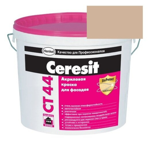Краска акриловая фасадная Ceresit CT 44 15 л Colorado 4