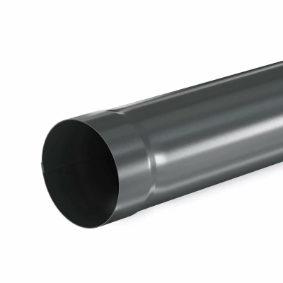 Труба водосточная Aquasystem Комфорт 125/90, 1000 мм, PE-Double, RAL 7024