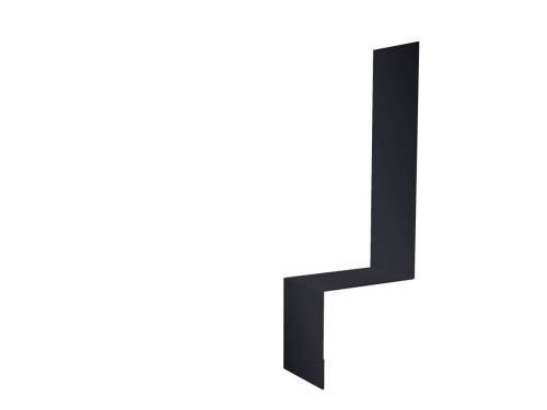 Планка примыкания боковая для фальцевой кровли Grand Line 2000 мм 0,5 Satin Мatt RAL 7024